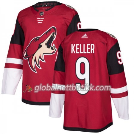 Arizona Coyotes Hockeydrakt Clayton Keller 9 2017-2018 Maroon Adidas Authentic - Herre